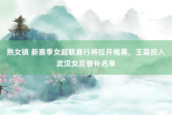 熟女镇 新赛季女超联赛行将拉开帷幕，王霜投入武汉女足替补名单